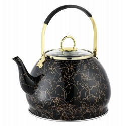 Чайник из нержавеющей стали Kelli KL-4570 3 л (черный)