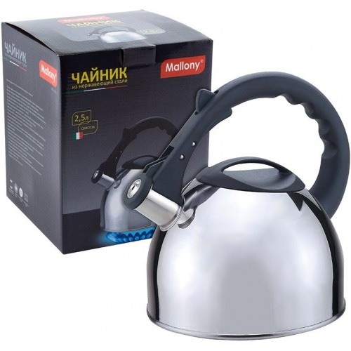 Чайник из нержавеющей стали Mallony 910088 2,5 (черный) 7