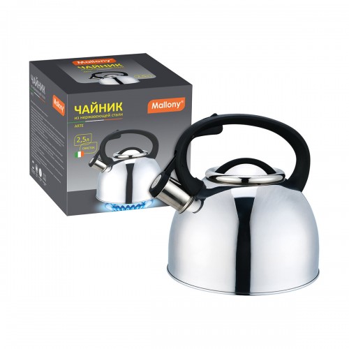Чайник из нержавеющей стали Mallony Arte 2,5 л (серый) 5