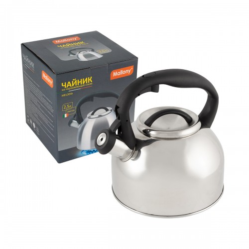Чайник из нержавеющей стали Mallony Maestria 2,5 л (серебристый) 3