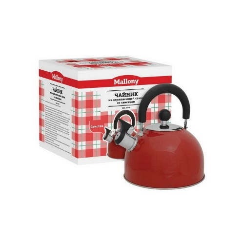 Чайник из нержавеющей стали Mallony MAL-039 2,5 л (красный) 6
