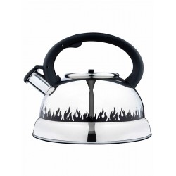 Чайник из нержавеющей стали Mallony MAL-0417B 3 л (серебристый с рисунком, меняющим цвет)