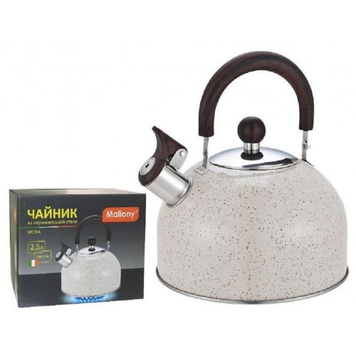 Чайник из нержавеющей стали Mallony Storia 2.5 л (серый) 1