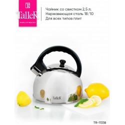 Чайник из нержавеющей стали TalleR TR-11338 2.5 л (серебристый)