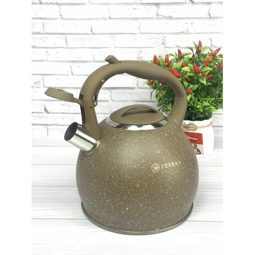 Чайник из нержавеющей стали Zeidan Z-4135 3.5 л (коричневый) 1