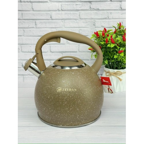 Чайник из нержавеющей стали Zeidan Z-4135 3.5 л (коричневый) 5