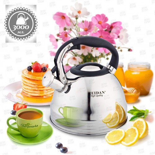 Чайник из нержавеющей стали Zeidan Z-4155 3 л (серебристый) 7