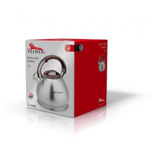 Чайник из нержавеющей стали Zeidan Z-4496 3 л (серебристый) 1