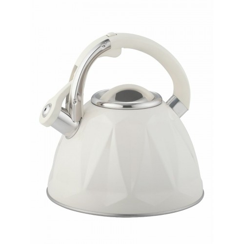 Чайник из нержавеющей стали Zeidan Z-4542 3 л (белый) 