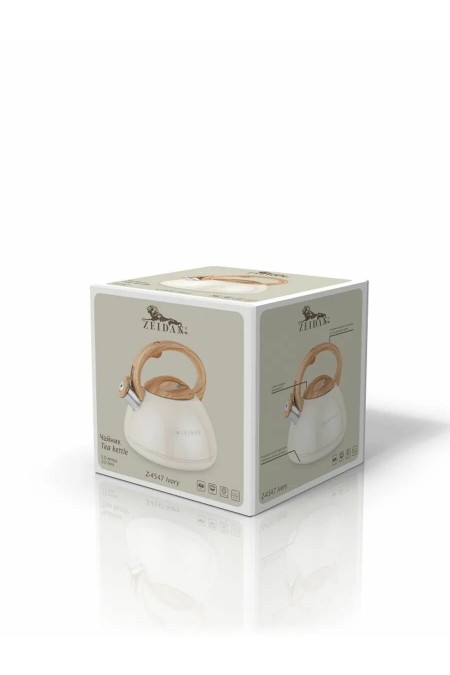 Чайник из нержавеющей стали Zeidan Z-4547 3 л (кремовый) 2