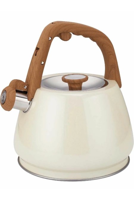 Чайник из нержавеющей стали Zeidan Z-4553 3 л (слоновая кость) 