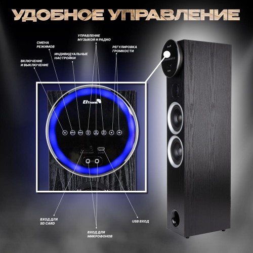 Акустическая система Eltronic 10 30-35 Home Sound (черный) 16