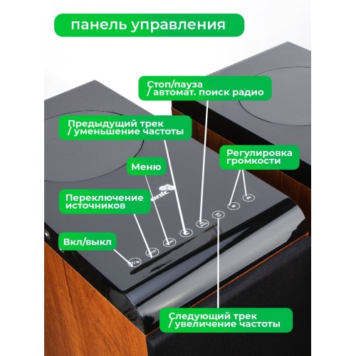 Акустическая система ELTRONIC 08 (30-51) HOME SOUND (бук) 4