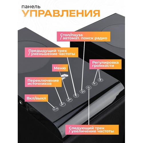 Акустическая система ELTRONIC 08 (30-51) HOME SOUND (черный) 1