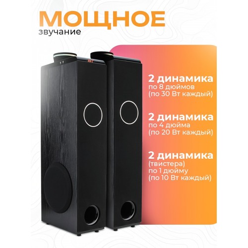 Акустическая система ELTRONIC 08 (30-51) HOME SOUND (черный) 4