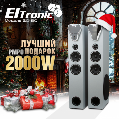 Акустическая система Eltronic 10 (20-80 Home Sound) (серебристый) 