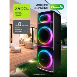 Акустическая система ELTRONIC 12 (20-21) Diamond Box 2500 (черный)