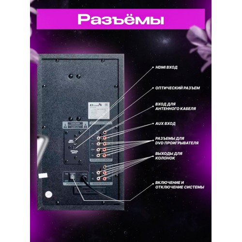 Акустическая система ELTRONIC 20-89 HOME SOUND (черный) 3