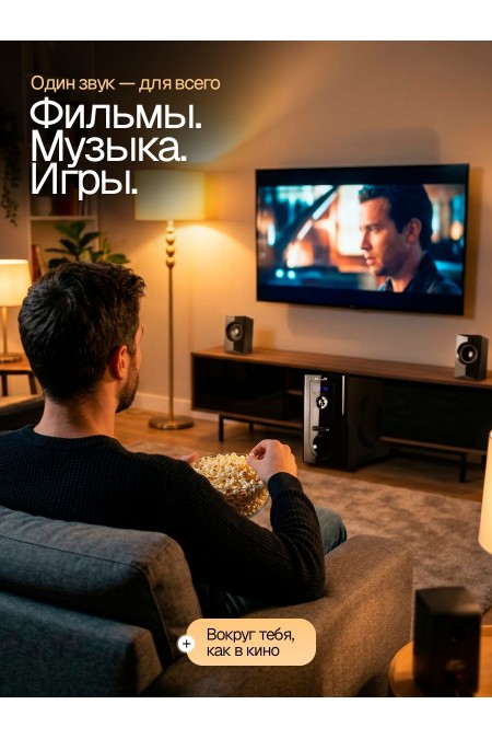 Акустическая система ELTRONIC 30-89 Home sound (черный) 2