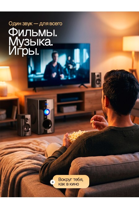 Акустическая система Eltronic 30-91 (черный) 1
