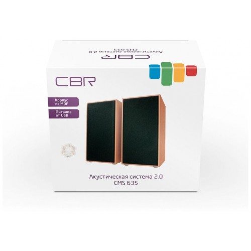 Компьютерная акустика CBR CMS 635 (коричневый) 3