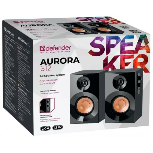 Компьютерная акустика Defender Aurora S12 (черный) 5
