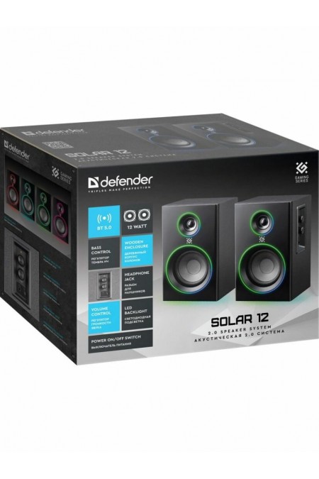 Компьютерная акустика Defender Solar 12 (черный) 9