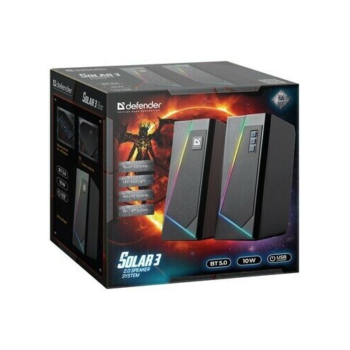 Компьютерная акустика Defender Solar 3 (черный) 8