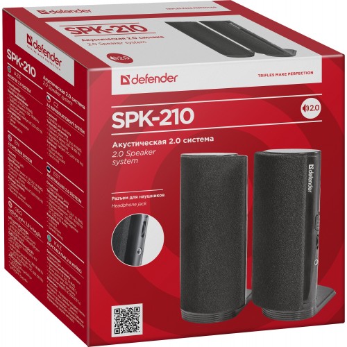 Компьютерная акустика Defender SPK-210 (черный) 8