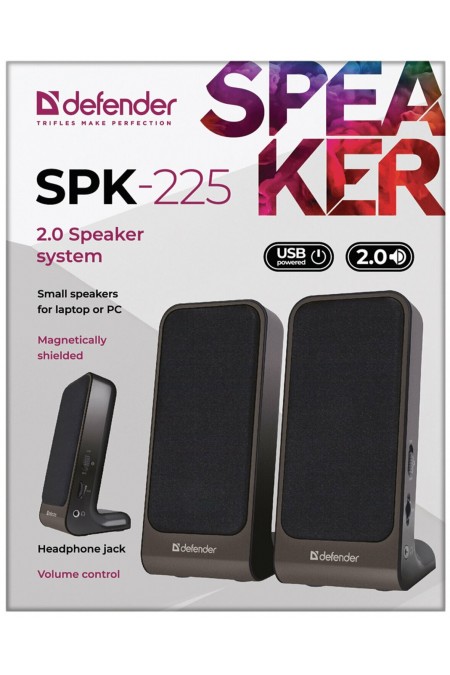 Компьютерная акустика Defender SPK-225 (серый/черный) 9