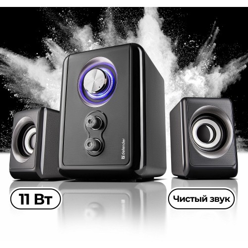 Компьютерная акустика Defender V11 (65111) (черный) 