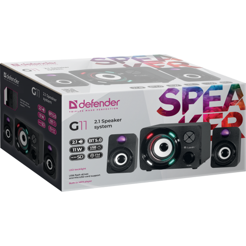 Компьютерная акустика Defender V11 (черный) 8