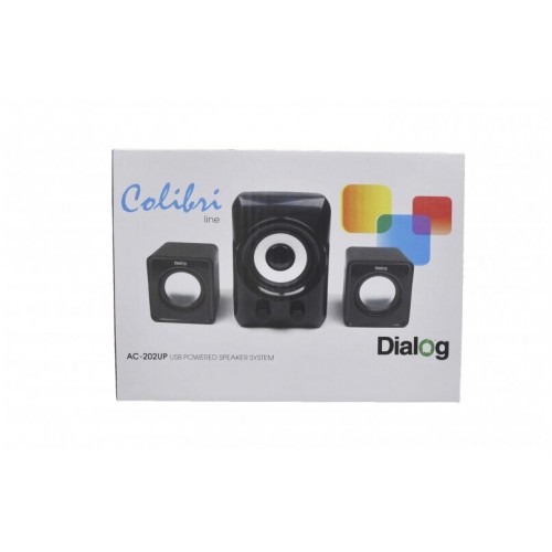 Компьютерная акустика Dialog AC-202UP Colibri (белый/черный) 3