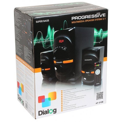 Компьютерная акустика Dialog AP-210B (черный) 1