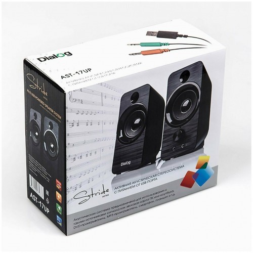 Компьютерная акустика Dialog AST-17UP (черный) 6