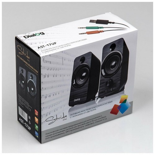 Компьютерная акустика Dialog AST-17UP (черный) 7