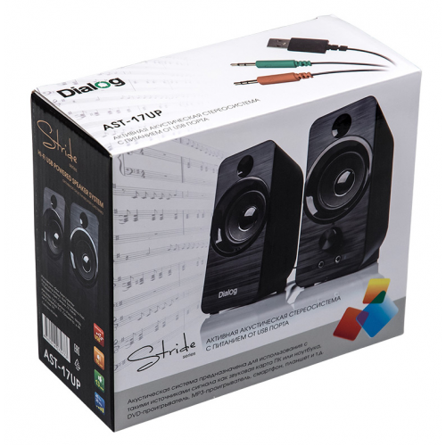 Компьютерная акустика Dialog AST-17UP (черный) 9