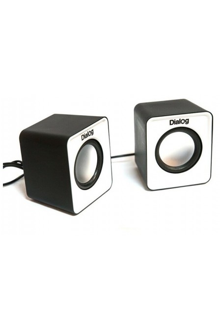 Компьютерная акустика Dialog Colibri AC-02UP (черный/белый) 2
