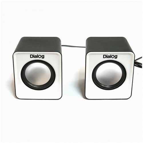 Компьютерная акустика Dialog Colibri AC-02UP (черный/белый) 3