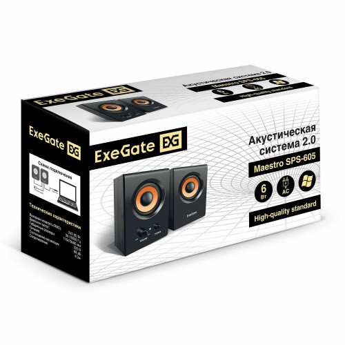 Компьютерная акустика ExeGate Maestro SPS-605 (черный) 1