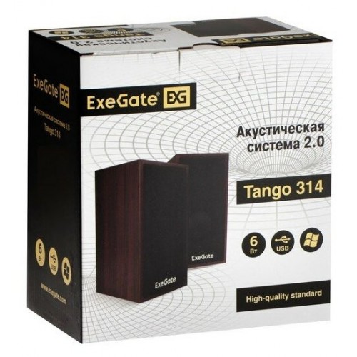 Компьютерная акустика ExeGate Tango 314 EX287059RUS (темное дерево) 5