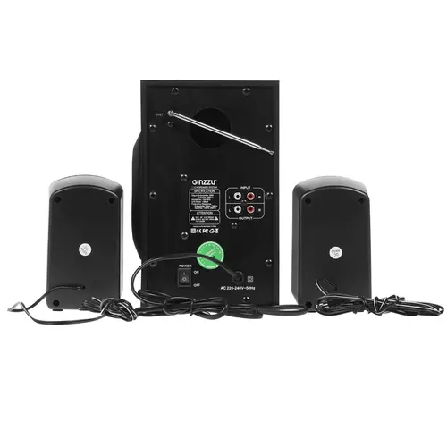 Компьютерная акустика Ginzzu GM-405 (черный) 8