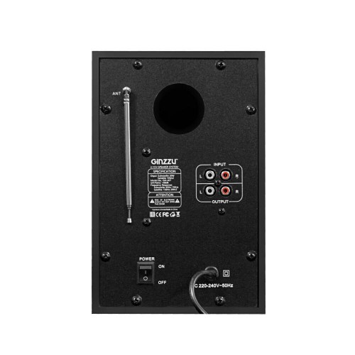 Компьютерная акустика Ginzzu GM-407 (черный) 2