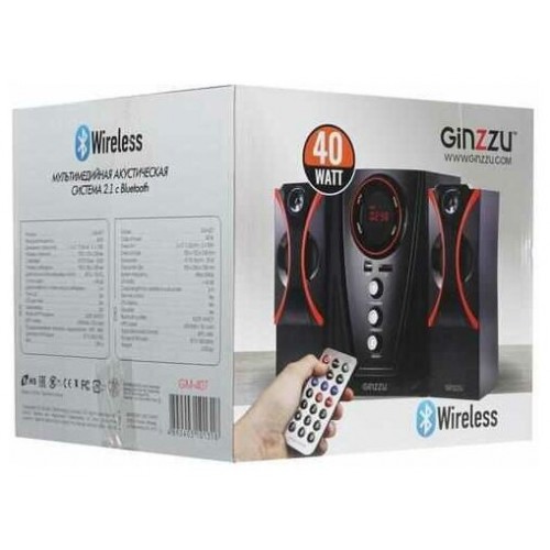 Компьютерная акустика Ginzzu GM-407 (черный) 4