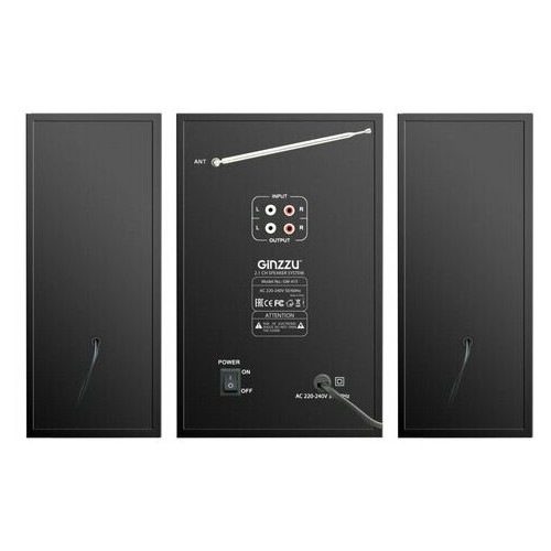 Компьютерная акустика Ginzzu GM-415 (черный) 3