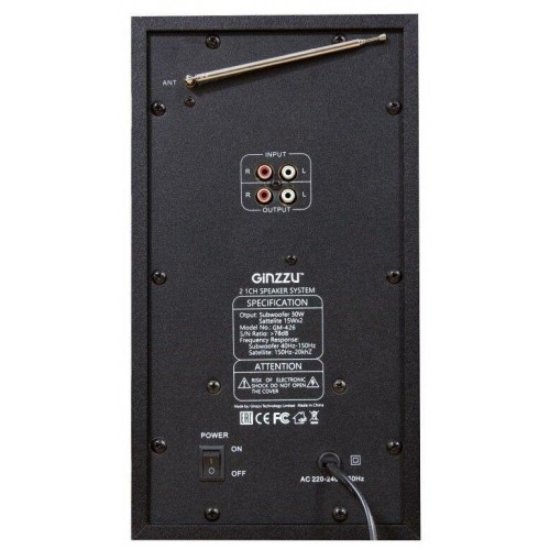 Компьютерная акустика Ginzzu GM-426 (черный) 1