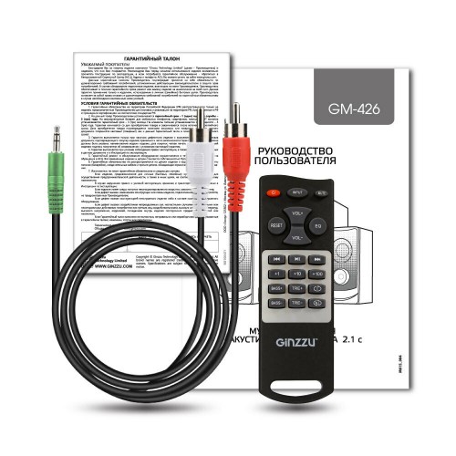 Компьютерная акустика Ginzzu GM-426 (черный) 6