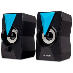 Компьютерная акустика Microlab B22 (черный/голубой)