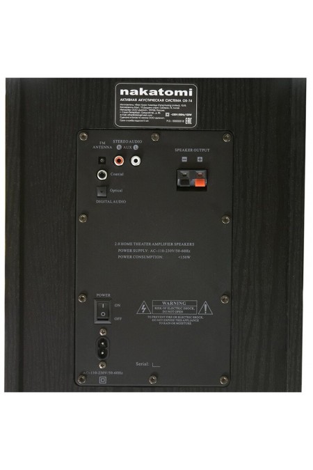 Компьютерная акустика Nakatomi OS-74 (черный) 3