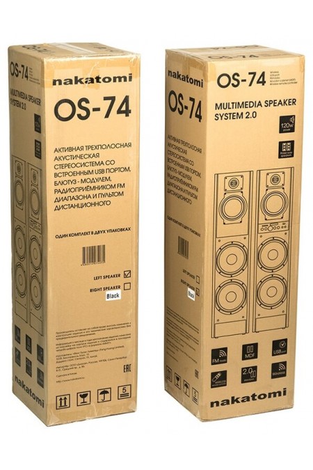 Компьютерная акустика Nakatomi OS-74 (черный) 4